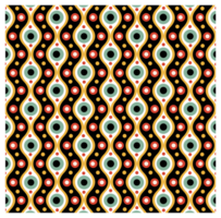 Seventies Retro Modern Boho Style Mid Century Pattern png