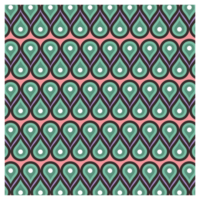 Retro Modern Mid-Century 70s Style Pattern png