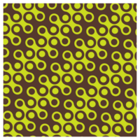 Lime Green And Brown Retro Modern Pattern png