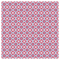 Magenta And Blue Retro Style Daisy Flowers Pattern png