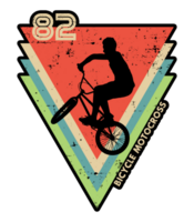 Années 80 1982 bmx vélo motocross rétro cyclisme png