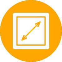 Glyph Circle Gradient Design vector
