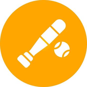 glifo circulo degradado diseño vector