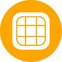 Glyph Circle Gradient Design vector