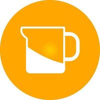 Glyph Circle Gradient Design vector
