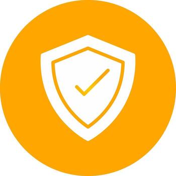 glifo circulo degradado diseño vector