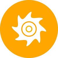 Glyph Circle Gradient Design vector
