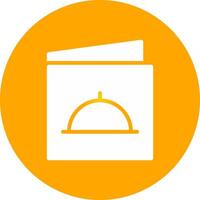 Glyph Circle Gradient Design vector