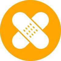 Band Aid Creative Icon Design vector