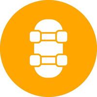 Glyph Circle Gradient Design vector