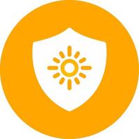 Glyph Circle Gradient Design vector