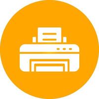 Printer Creative Icon Design vector