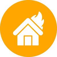 Fire Creative Icon Design vector