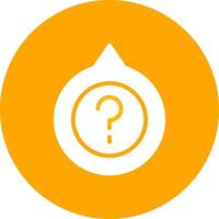 Glyph Circle Gradient Design vector