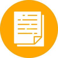 Glyph Circle Gradient Design vector