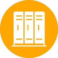 Glyph Circle Gradient Design vector