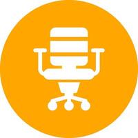 Office Chair Creative Icon Design vector