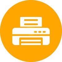 Printer Creative Icon Design vector