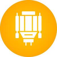 VGA Cable Creative Icon Design vector