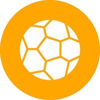 Glyph Circle Gradient Design vector