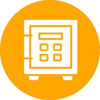 Glyph Circle Gradient Design vector