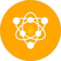 Glyph Circle Gradient Design vector
