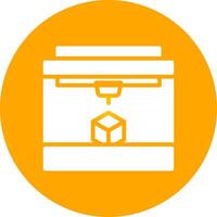 3D Printing Creative Icon Design vector