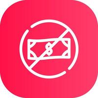 Forbidden Creative Icon Design vector