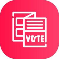 Line Round Corner Gradient vector