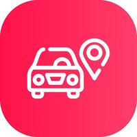 Line Round Corner Gradient vector