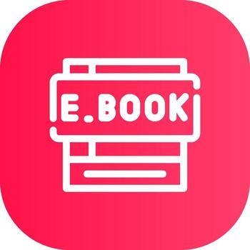 Line Round Corner Gradient vector