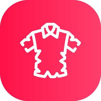 Line Round Corner Gradient vector