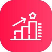 Line Round Corner Gradient vector