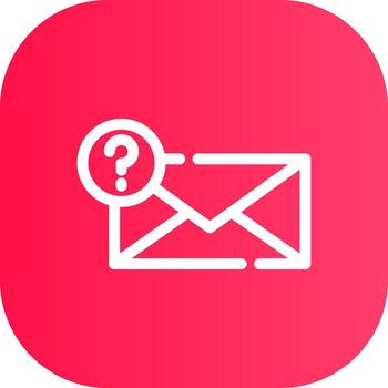 Line Round Corner Gradient vector