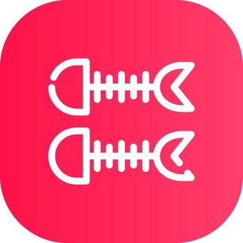 Line Round Corner Gradient vector