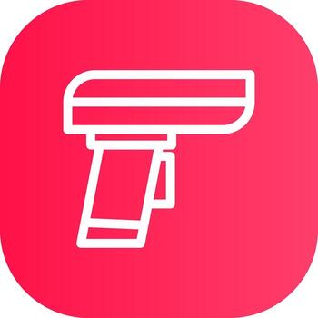 Line Round Corner Gradient vector