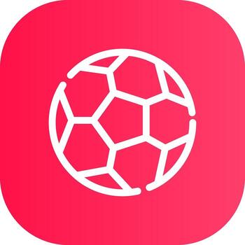 Line Round Corner Gradient vector