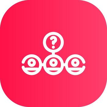 línea redondo esquina degradado vector