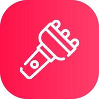 Line Round Corner Gradient vector