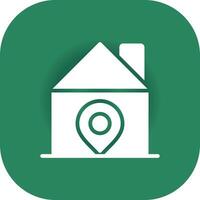 Home Location Creative Icon Design vector