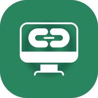 Link Creative Icon Design vector