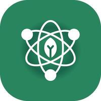 Atom Creative Icon Design vector