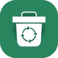 Trash Creative Icon Design vector