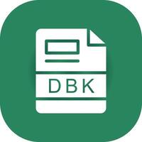 dbk creativo icono diseño vector