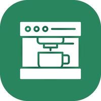 Coffee Machine Creative Icon Design vector