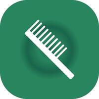 Hair Comb Creative Icon Design vector