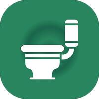 Toilet Creative Icon Design vector