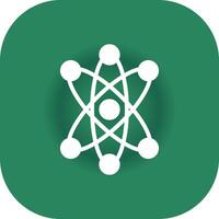 Atom Creative Icon Design vector