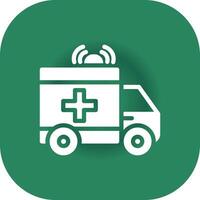 diseño de icono creativo de ambulancia vector