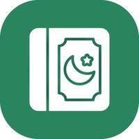 diseño de icono creativo de quran vector